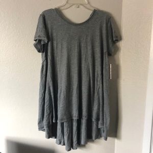 Free people grey T-shirt